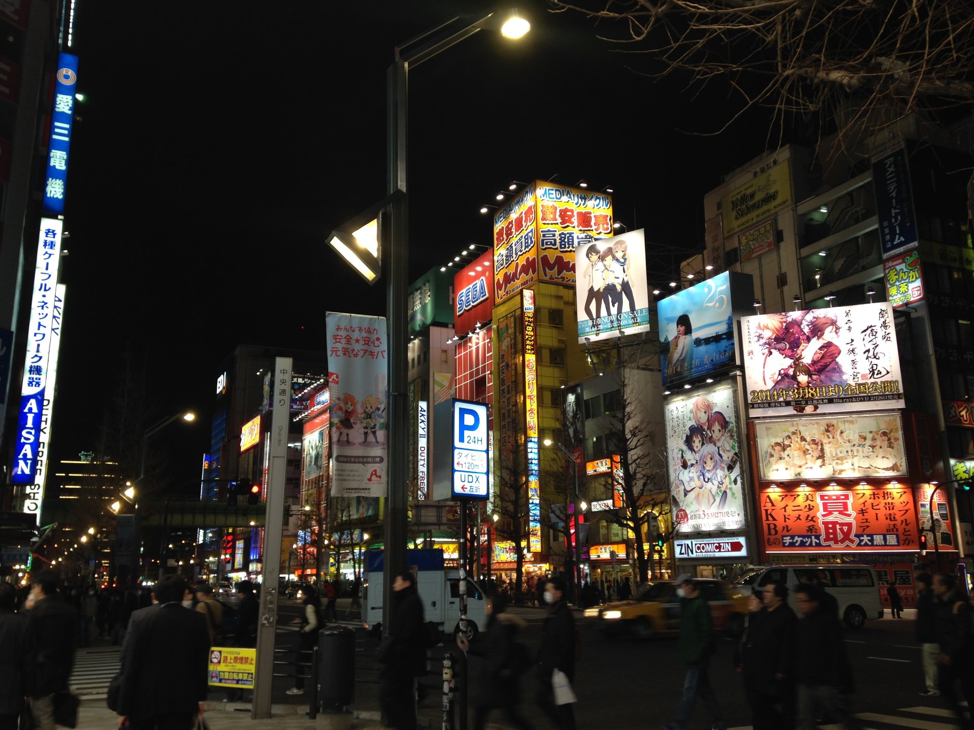 Akihabara at night
